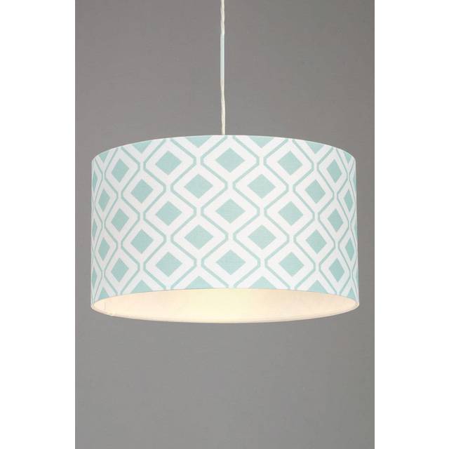 40cm Diamond Easyfit Shade, Minty Blue