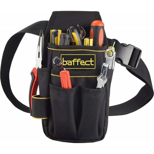 Baffect Tool Bag 600D Oxford Tool Belt for Electrician Technician Waist Pocket Pouch Small Tool Bag With Belt Screwdriver Holder
