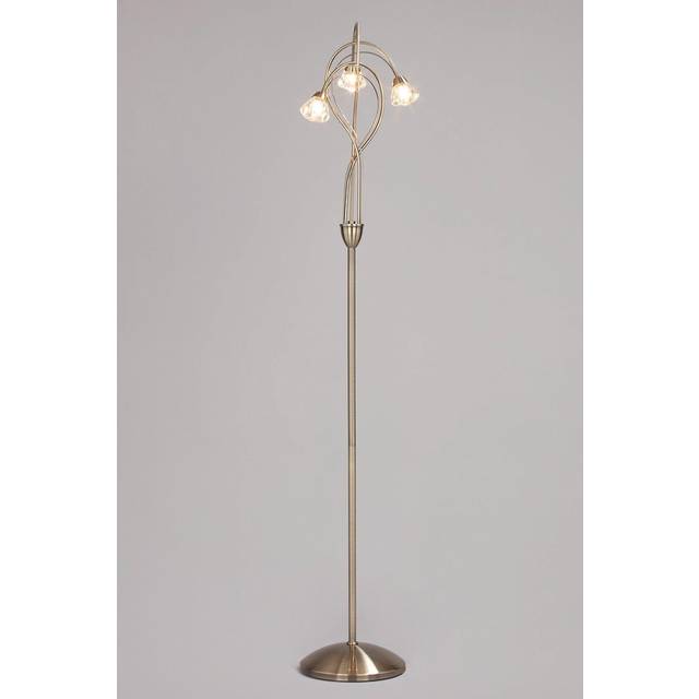 BHS Marianne Floor Lamp - Antique Brass/Clear