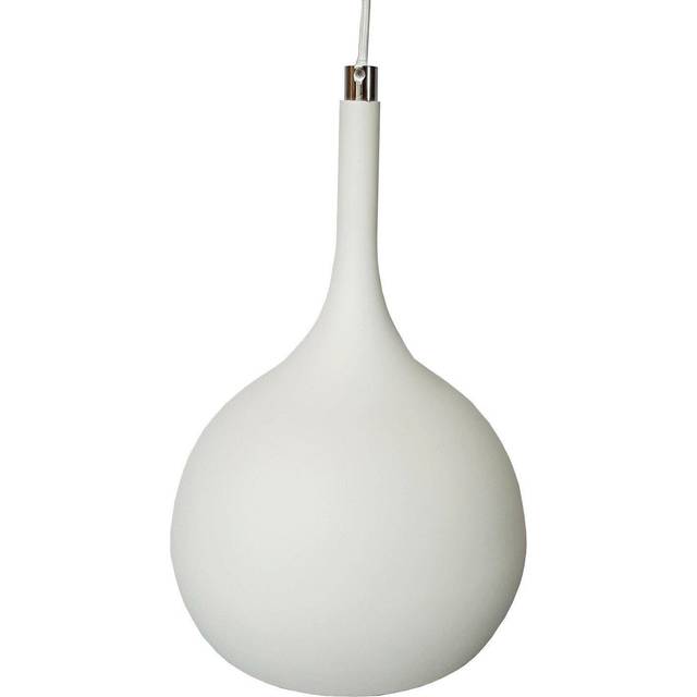 Hanging Ceiling Pendant Light Matt White & Copper Kitchen Lamp Built in LED