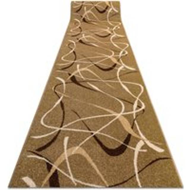 Rugsx - Runner karmel heat-set fryz choco nut 100 cm brown 100x110 cm
