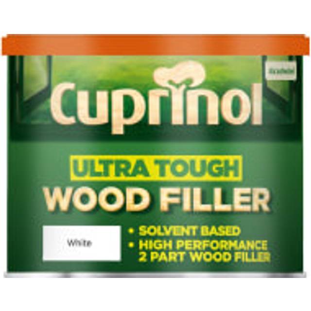 Cuprinol 5092528 Ultra Tough Wood Filler Exterior Woodcare, White 500g