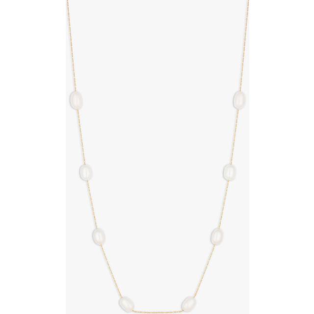 Jon Richard Fine Chain And Freshwater Pearl Necklace, Gold