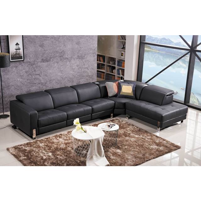 Sofa l shape leather sofa couch living area set design modern sofa corner sofa