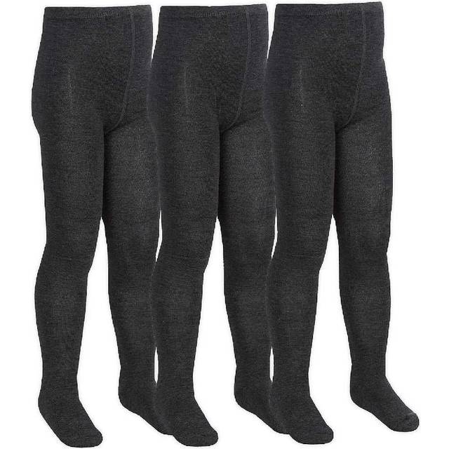 Soft school tights for girls | sock snob | 3 pairs multipack bamboo plain tights