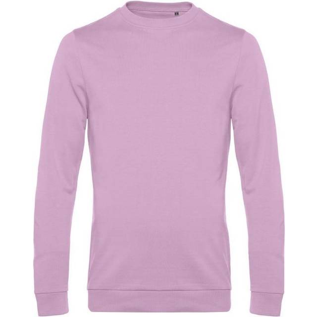 (M, Candy Pink) B&C Mens Set In Sweatshirt