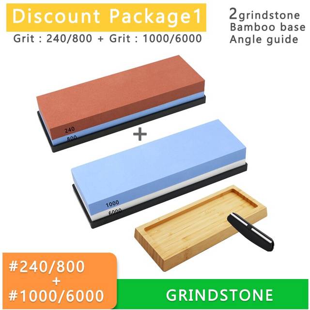 (a-Set 1 Commonly used) Kitchen Tool 240-8000 Grit Knife Sharpener Stone Grinding Stones Corundum Whetstone Sharpening Stone Water Stone