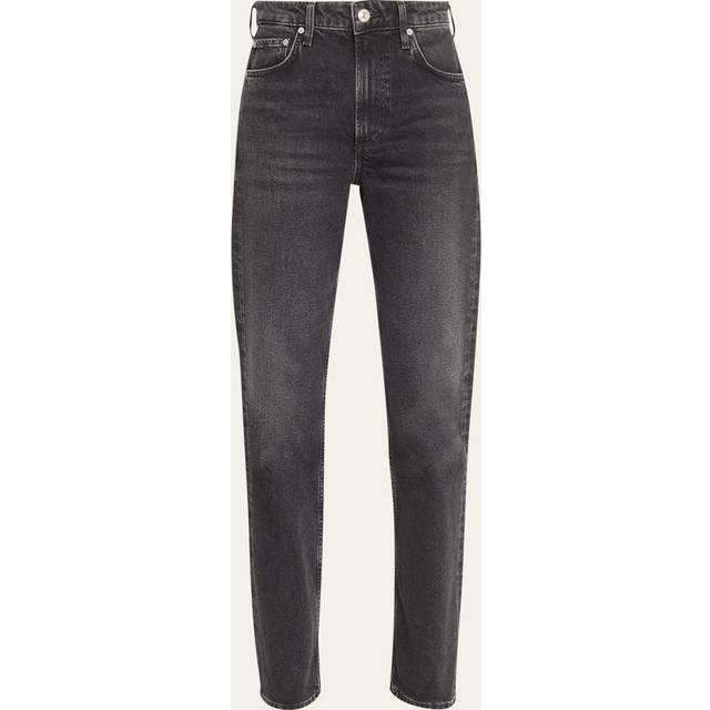 AGOLDE Luna Pieced Wide Leg Jeans in Possess - Black. Size 24 (also in 25, 26, 27, 28, 30). (24)
