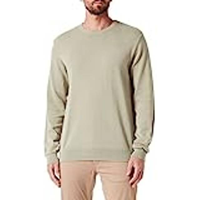 Wrangler Crew Neck Knit Jumper Tea Leaf