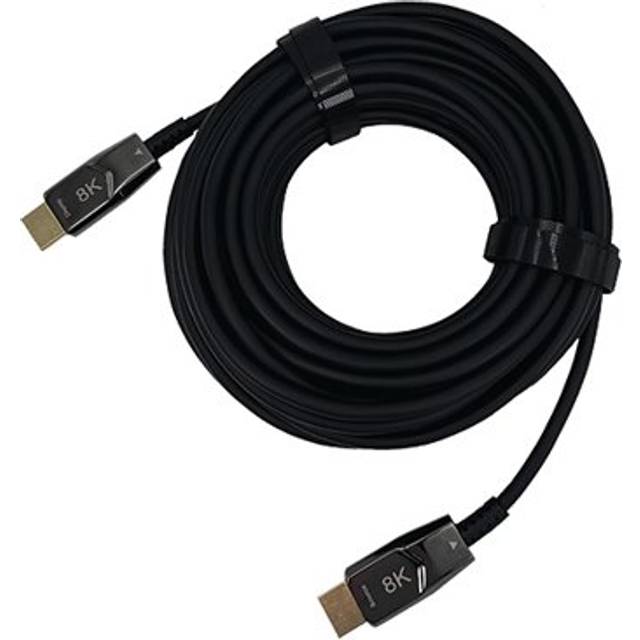 5m HDMI V2.1 AOC 8K UHD Connector Cable - Male to Male Gold Connectors