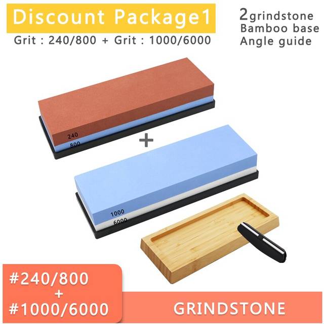 (a-Set 1 Commonly used) Kitchen Tool 240-8000 Grit Knife Sharpener Stone Grinding Stones Corundum Whetstone Sharpening Stone Water Stone