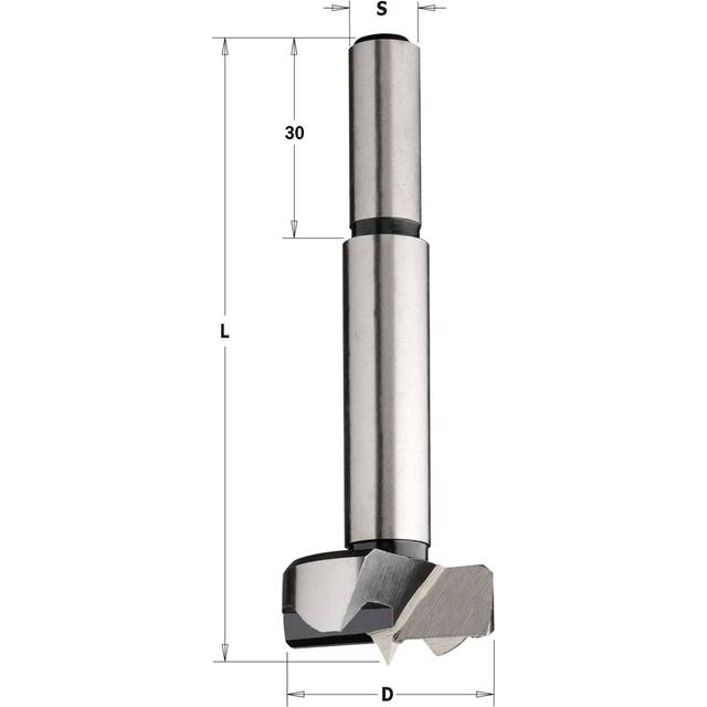 Forstner kvistborr CMT; S=10 mm; D=35 mm