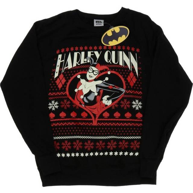 Batman Harley Quinn Christmas Sweatshirt - Black