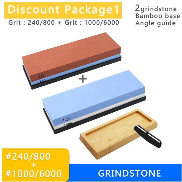 (a-Set 1 Commonly used) Kitchen Tool 240-8000 Grit Knife Sharpener Stone Grinding Stones Corundum Whetstone Sharpening Stone Water Stone