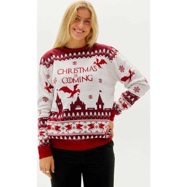 CHRISTMAS SWEATS Christmas Is Coming |Röd |L