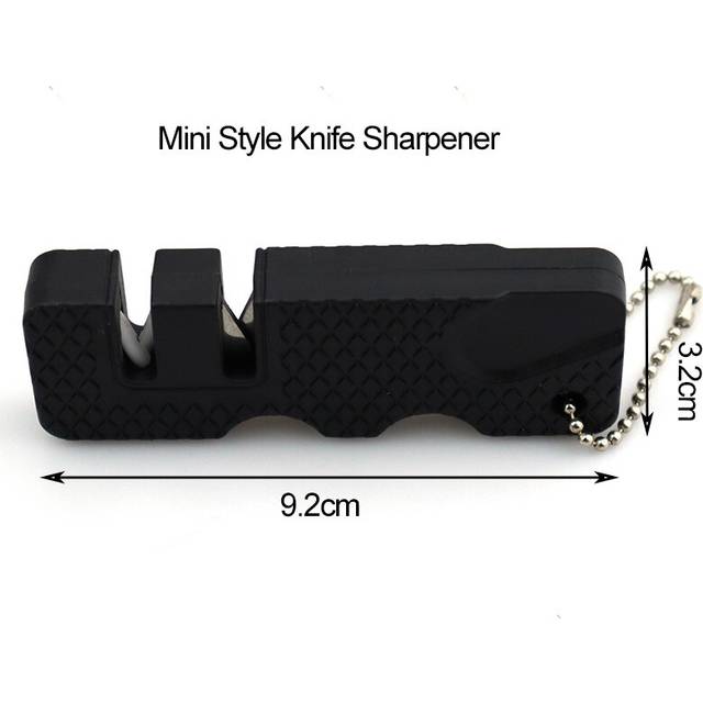 (a-Mini Black) Knife Sharpener Scissors Professional Kitchen Sharpening Stone Grinder knives Whetstone Tungsten Diamond Ceramic Kitchen Tool
