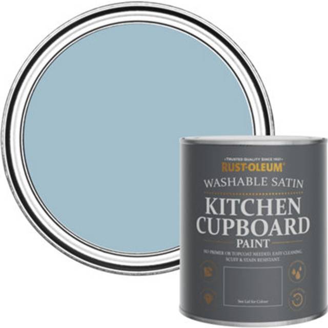 Rust-Oleum Kitchen Cupboard Paint, Satin Finish - Nan's Best China - 750ml - Blue