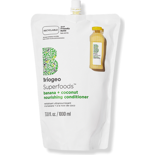 Briogeo Superfoods Banana + Coconut Nourishing Conditioner Jumbo Pouch 1000ml