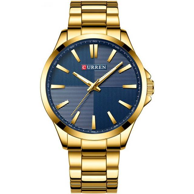 Curren-Men&#39;s Stainless Steel Watch, Business Watch, Waterproof, Quartz, High-end Quality, Men&#39;s Watch Relogio - Multicoloured