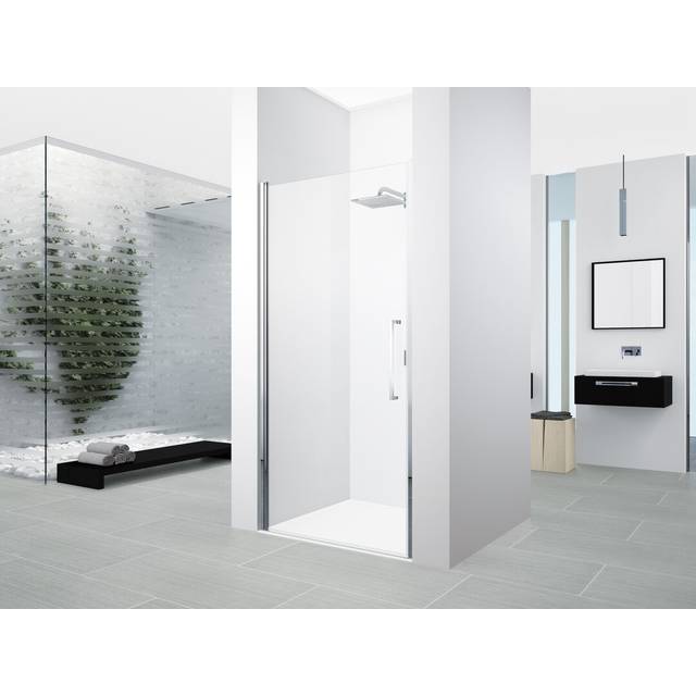 Young Semi-Frameless Hinged Shower Door (2000 mm x 610 mm)