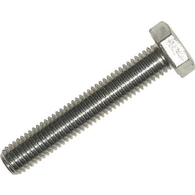 Ace & K M6 x 10 High Tensile Set GR 8.8 Zinc Plated DIN 933 (Pack of 100)