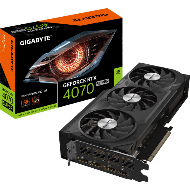 Gigabyte GeForce RTX 4070 SUPER WINDFORCE OC 12G NVIDIA 12 Go GDDR6X