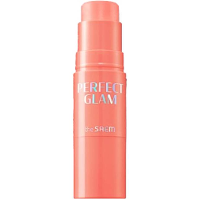 The Saem - Perfect Glam Stick Blusher - 6g - CR01 Apricot Milk