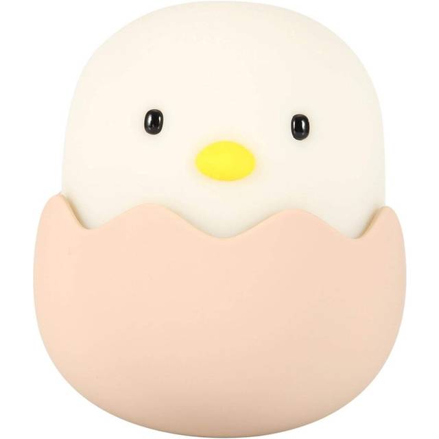 Portable Silicone LED Nursery Night Light USB Kids Toddler Night Light, Cute Chick, Touch Control, for Baby, Kids, Adults(Warm White)