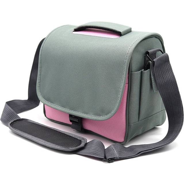 (Pink) Camera Bag SLR/DSLR Professional Gadget Padding Shoulder Carrying