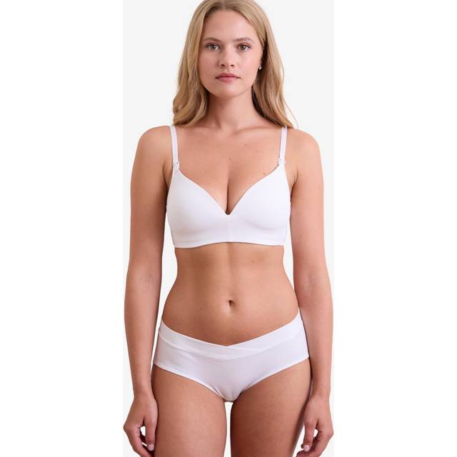 Pack of 2 Nursing Special Microfibre Bras white