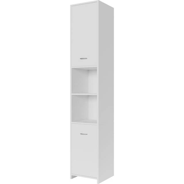 Bathroom Tall Boy White 180x30x30cm