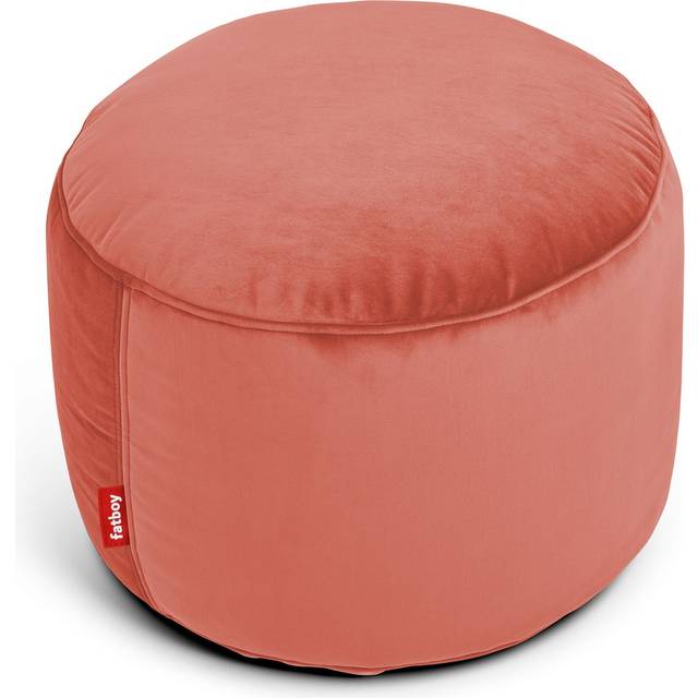 Fatboy, Point velvet recycled pouf rhubarb