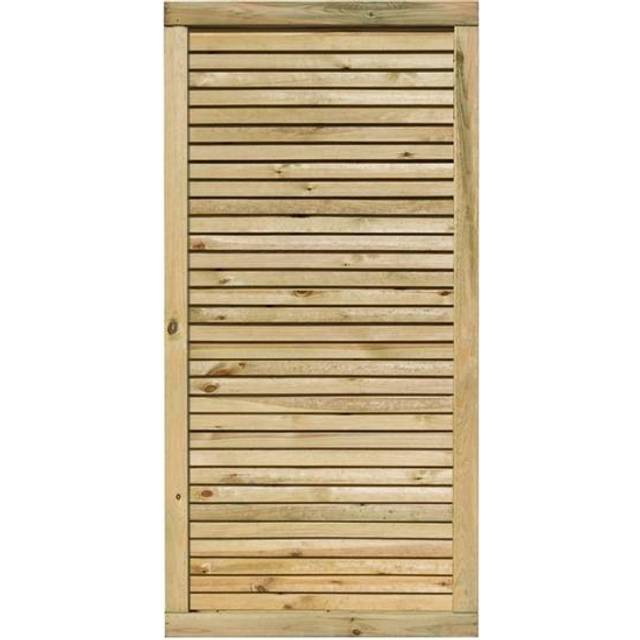 3 x 6 Pressure Treated Contemporary Screen Gate - Natural - One Size
