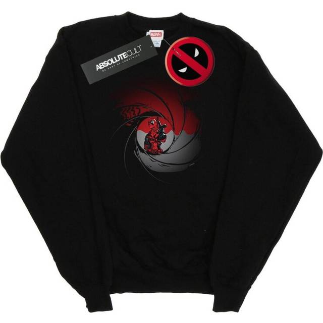 Marvel Womens/Ladies Deadpool Gun Barrel Sweatshirt XXL black