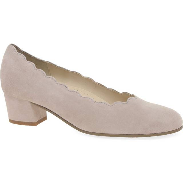 Gabor Gigi Womens Court Shoes Colour: Antique Rose Suede, Size: 7