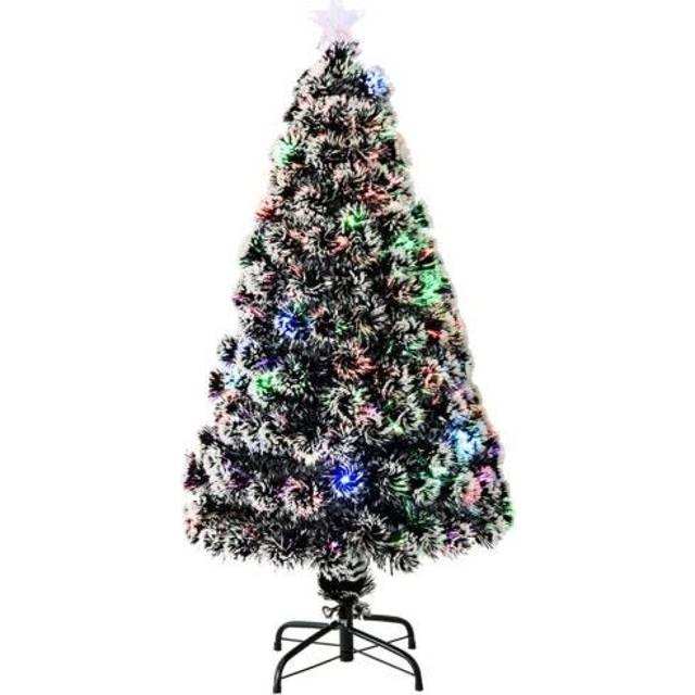 Homcom 4Ft Luxurious Green/White Christmas Tree | Wowcher