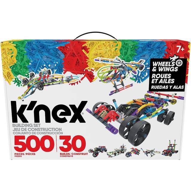 Knex Classics 500 Pc - 30 Model Wings And Wheels Building Set