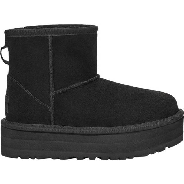 Classic Mini Platform Boots in Black