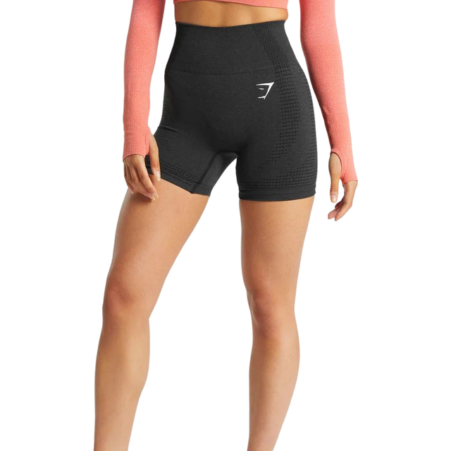 Vital Seamless Shorts - Black Marl