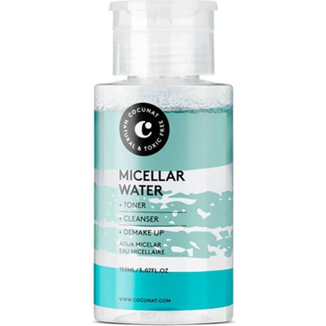 3 in 1 Micellar Water | Cleanses, Tones and Removes Make-up | Aloe Vera | Lavender | Suitable for Sensitive Skin | Silicone and Paraben Free - COCUNAT