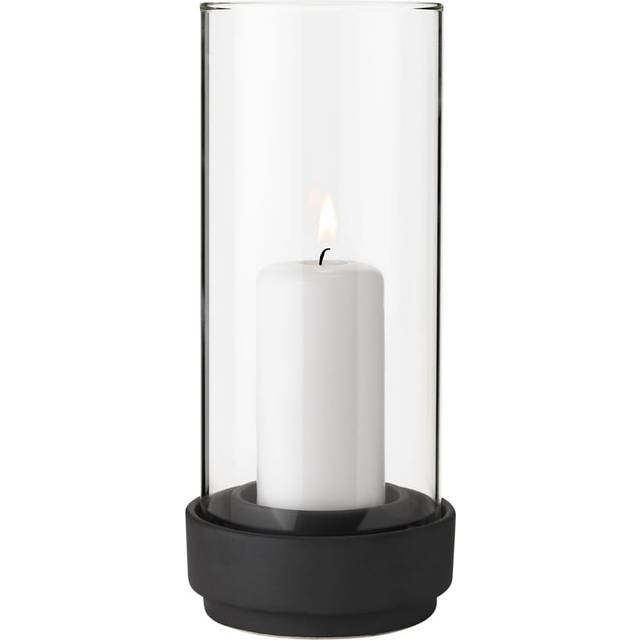 Hurricane Candle Holder S, Stoneware/Glass
