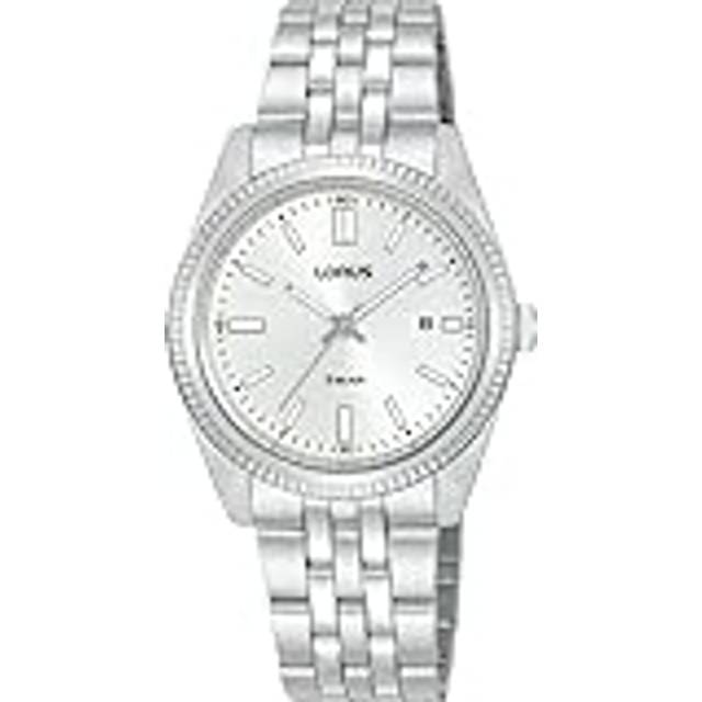 Lorus Ladies Traditional White Sunray Dial Watch RJ279BX9 - Silver
