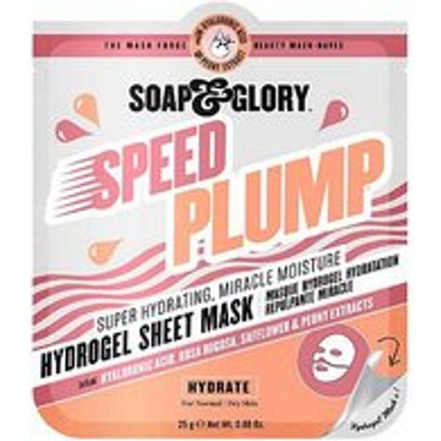 Soap & Glory Speed Plump Super-Hydrating Miracle Moisture Hydrogel Sheet Mask 25g