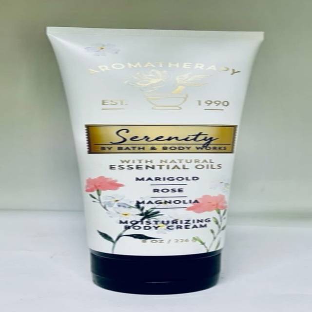 Bath and Body Works Aromatherapy Serenity Body cream Marigold Rose Mag