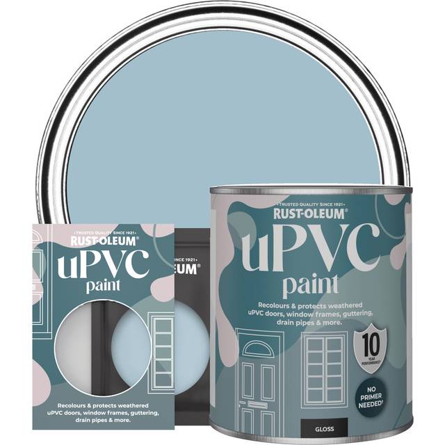 Rust-Oleum uPVC Paint, Gloss Finish - Nan's Best China - 10ml - Blue