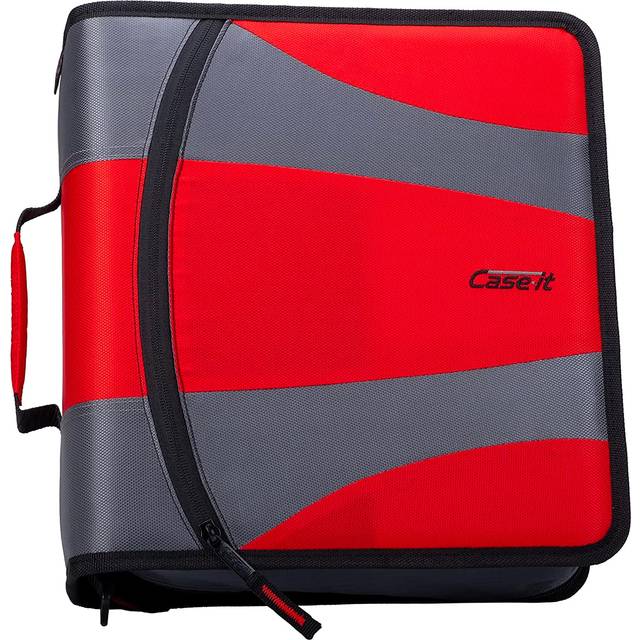 Case-it The Dual 2.0 Zipper Binder Backpack - Two 2 Inch D-Rings - 5 Subject File Folder - Multiple Pockets - 800 Sheet Capacity - Comes with Shoulder