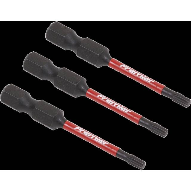 Sealey AK8240 TRX-Star* T10 Impact Power Tool Bits 50mm - 3pc