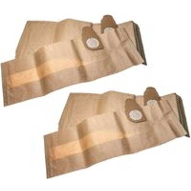 Vhbw - 10x Vacuum Cleaner Bag Replacement for Nilfisk 60910 for Vacuum Cleaner - Paper, 70.6 cm x 24 cm, brown