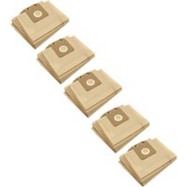 Vhbw - 50 Paper Dust Bags compatible with Nilfisk / Alto cdf 2010 Family, 2040 Family Vacuum Cleaner, brown