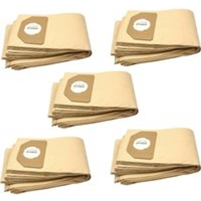 vhbw 50 Paper Dust Bags compatible with Chromex Ourangan Force 20, Pro 900, Robot 2000 Vacuum Cleaner, brown